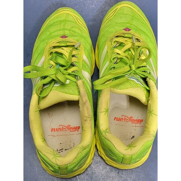 Rare Run Disney 2015 New Balance Tinkerbell 5.5 Green Glow Running Shoes Fairy - Picture 7 of 12